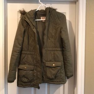 Mossimo Winter Jacket with Fur hoody